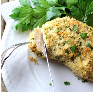 How to make parmesan crusted chicken